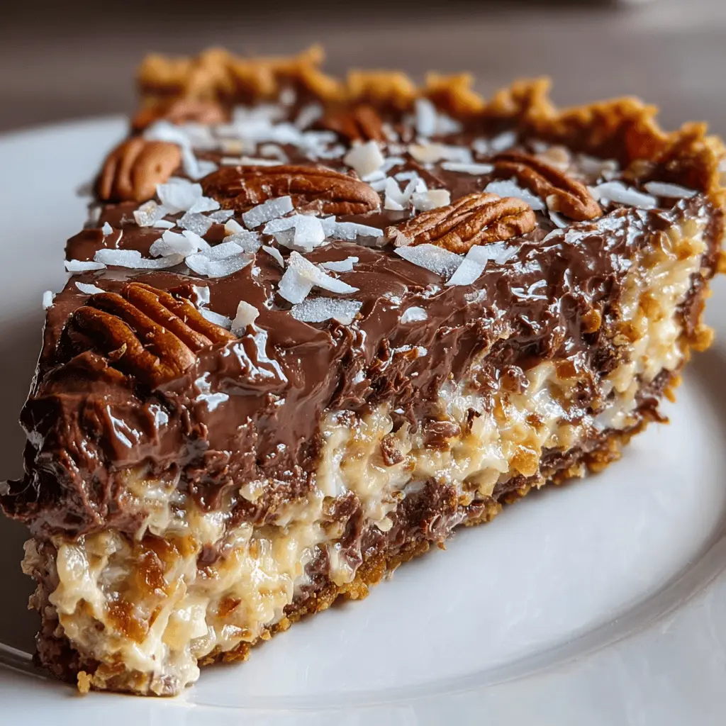 No-Bake German Chocolate Pie