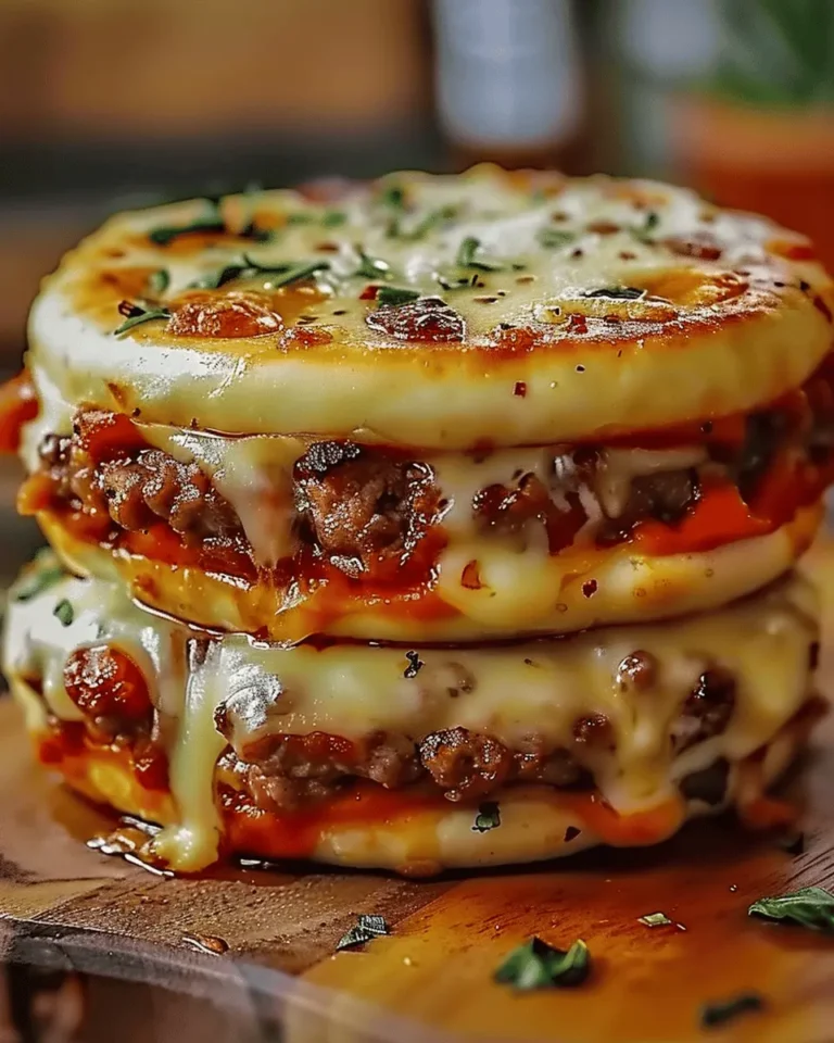 Old School Pizza Burgers