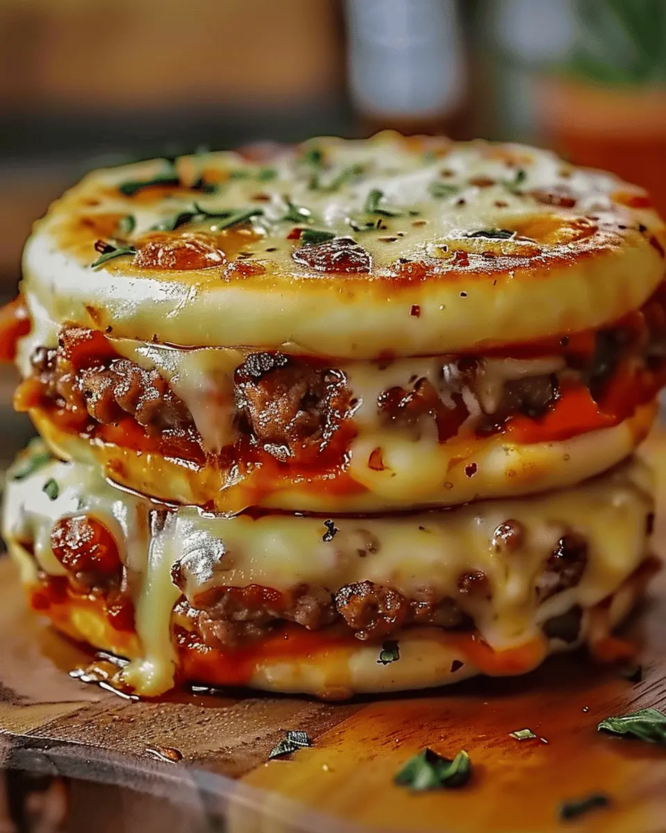 Old School Pizza Burgers