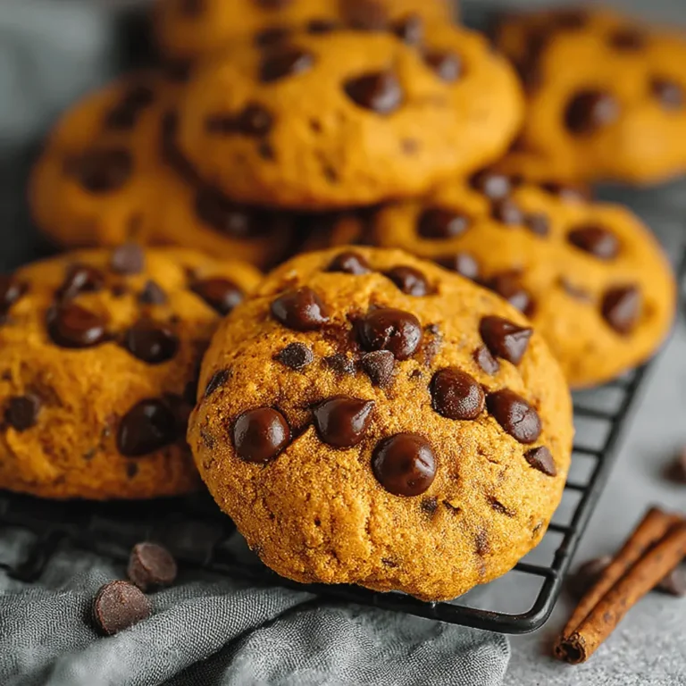 Pumpkin Chocolate Chip Cookies