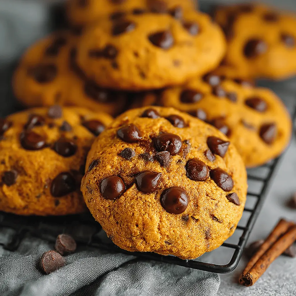 Pumpkin Chocolate Chip Cookies