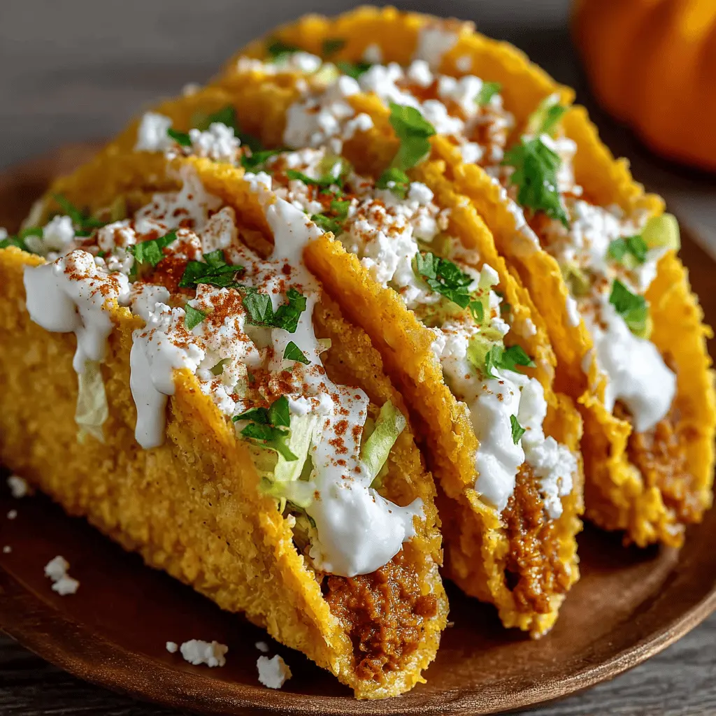 Pumpkin Pie Tacos