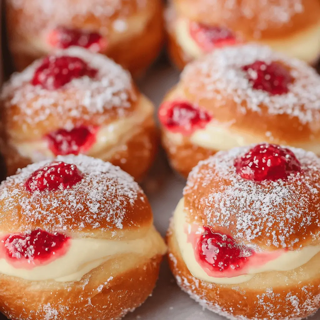 Raspberry Cheesecake Donuts