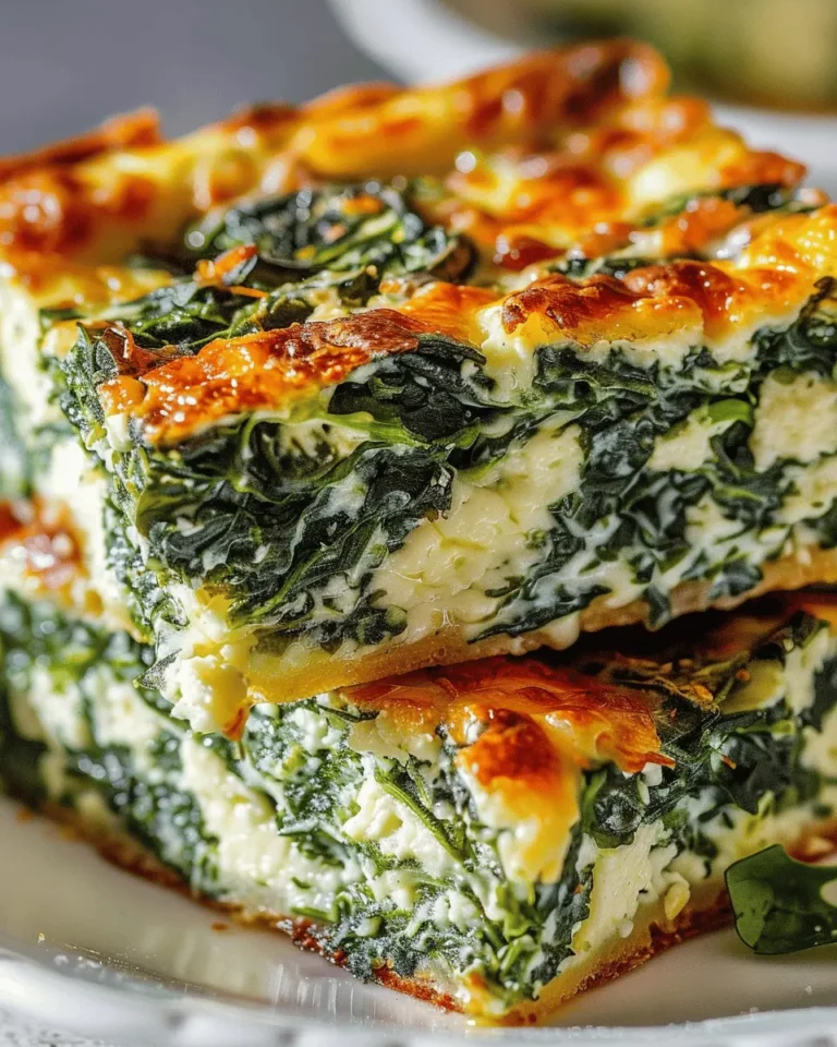 Spinach and Cheese Squares – Perfect Make-Ahead Brunch