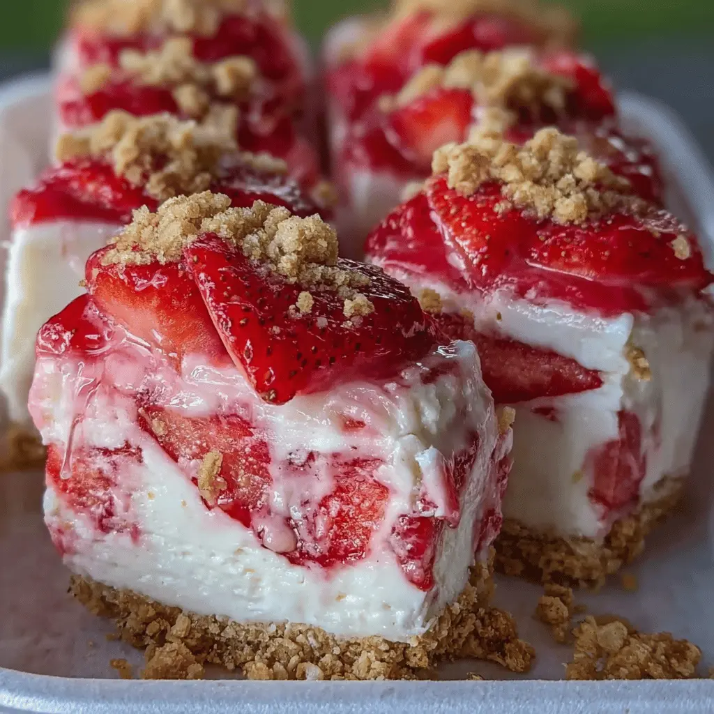 Strawberry Crunch Cheesecake Chunks