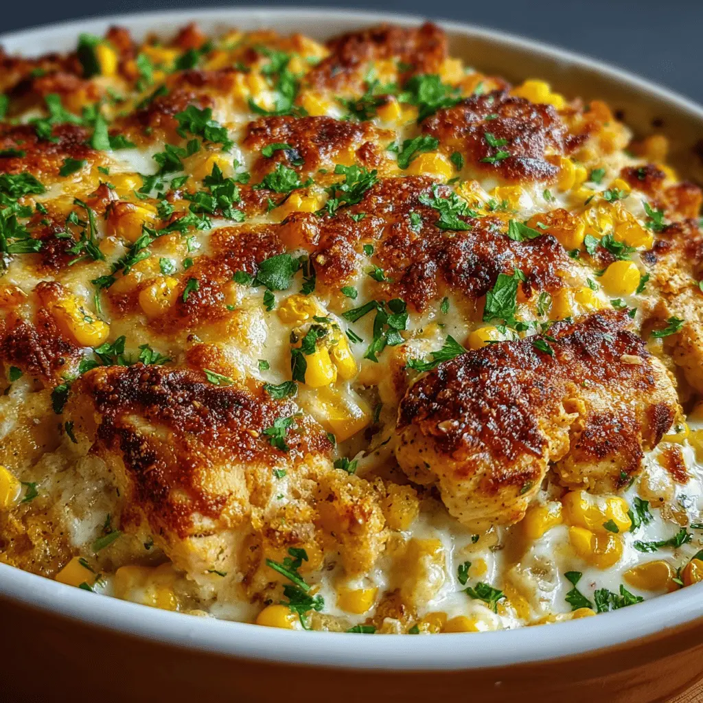 Street Corn Chicken Casserole