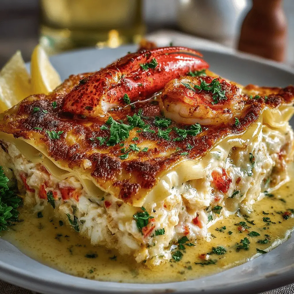 Seafood Lasagna With Shrimp And Crab