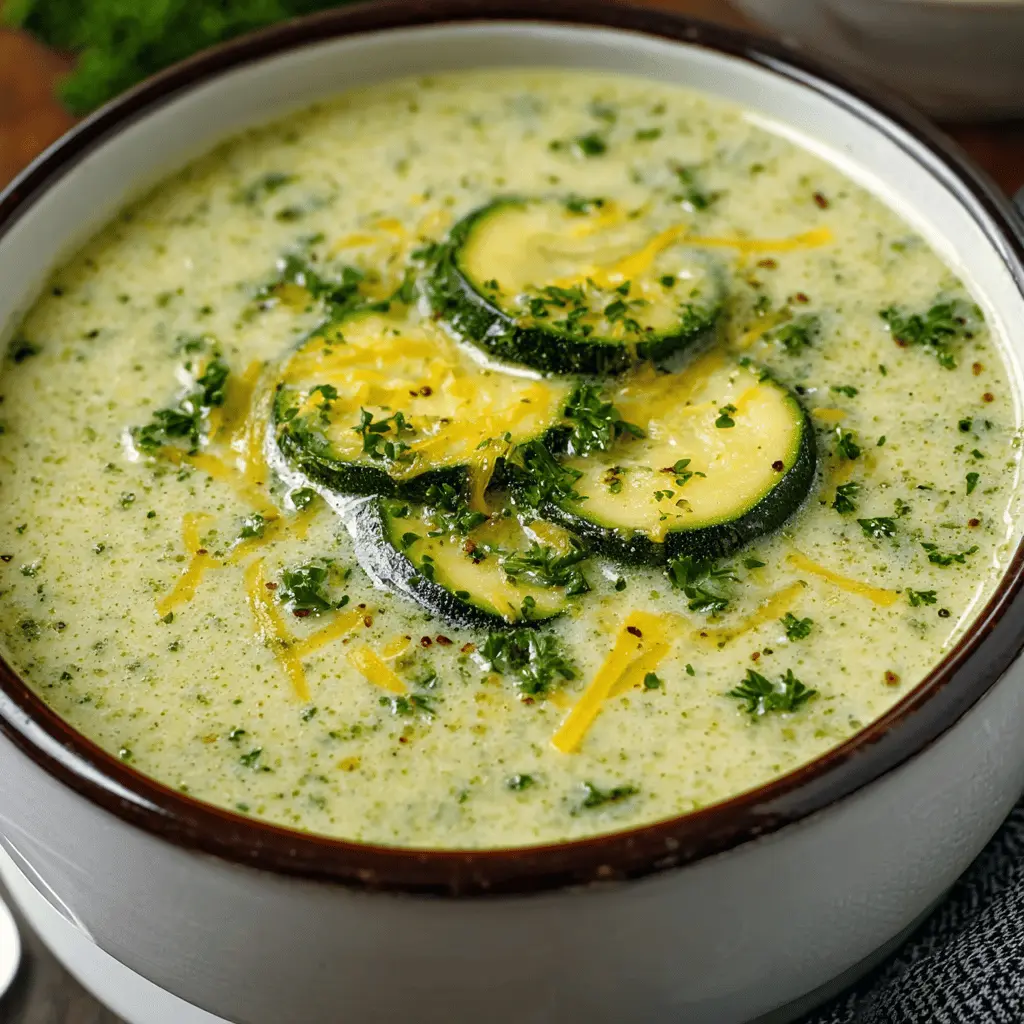 CREAMY ZUCCHINI SOUP