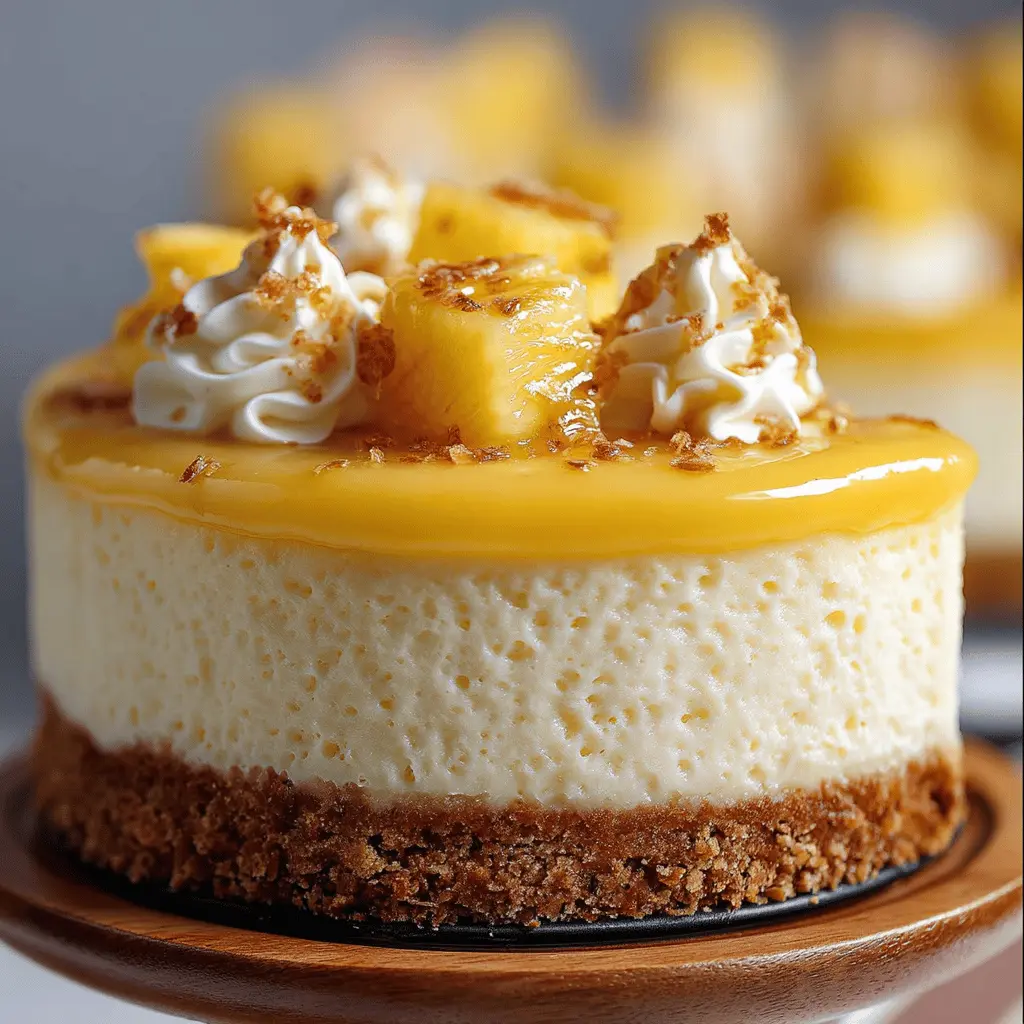 Pineapple Heaven Cheesecake