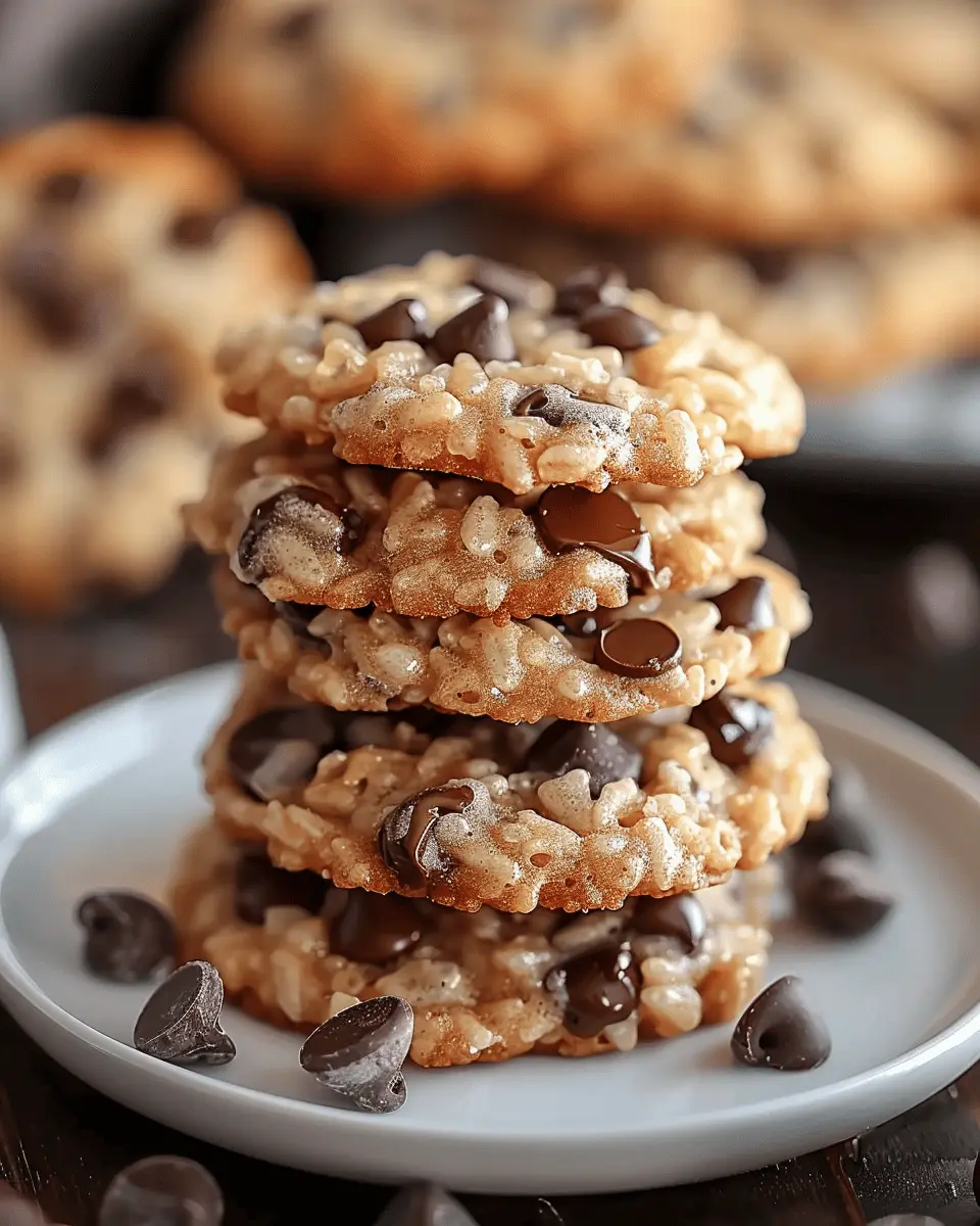 Rice Krispie Chocolate Chip Cookies