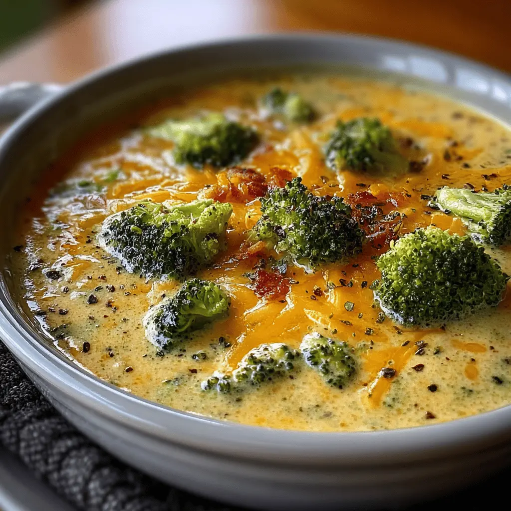 Crock Pot Broccoli Cheese Soup