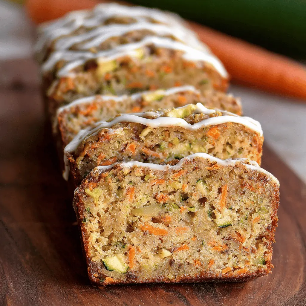 Carrot Apple Zucchini Bread