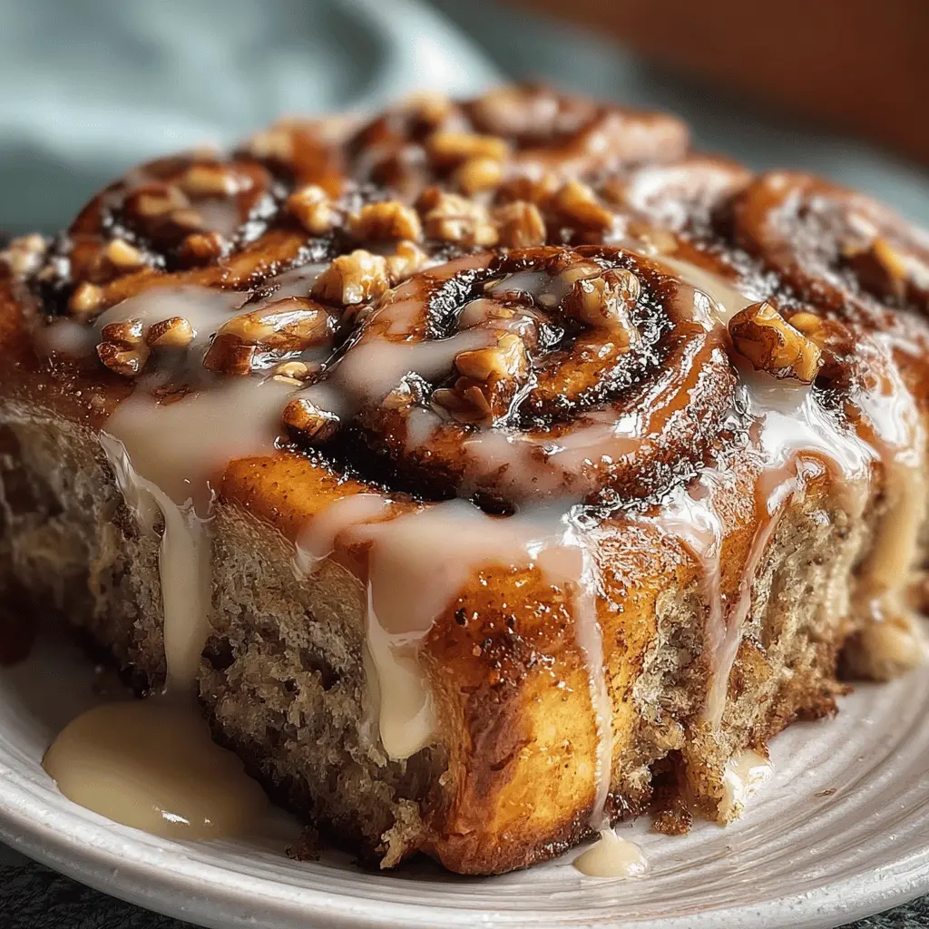 Banana Bread Cinnamon Rolls