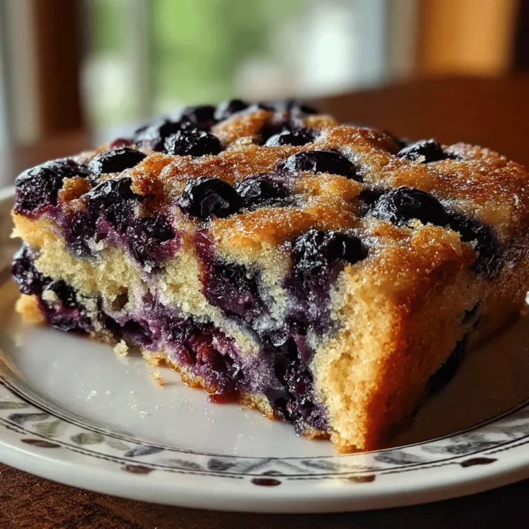 Blueberry Buttermilk Breakfast Cake