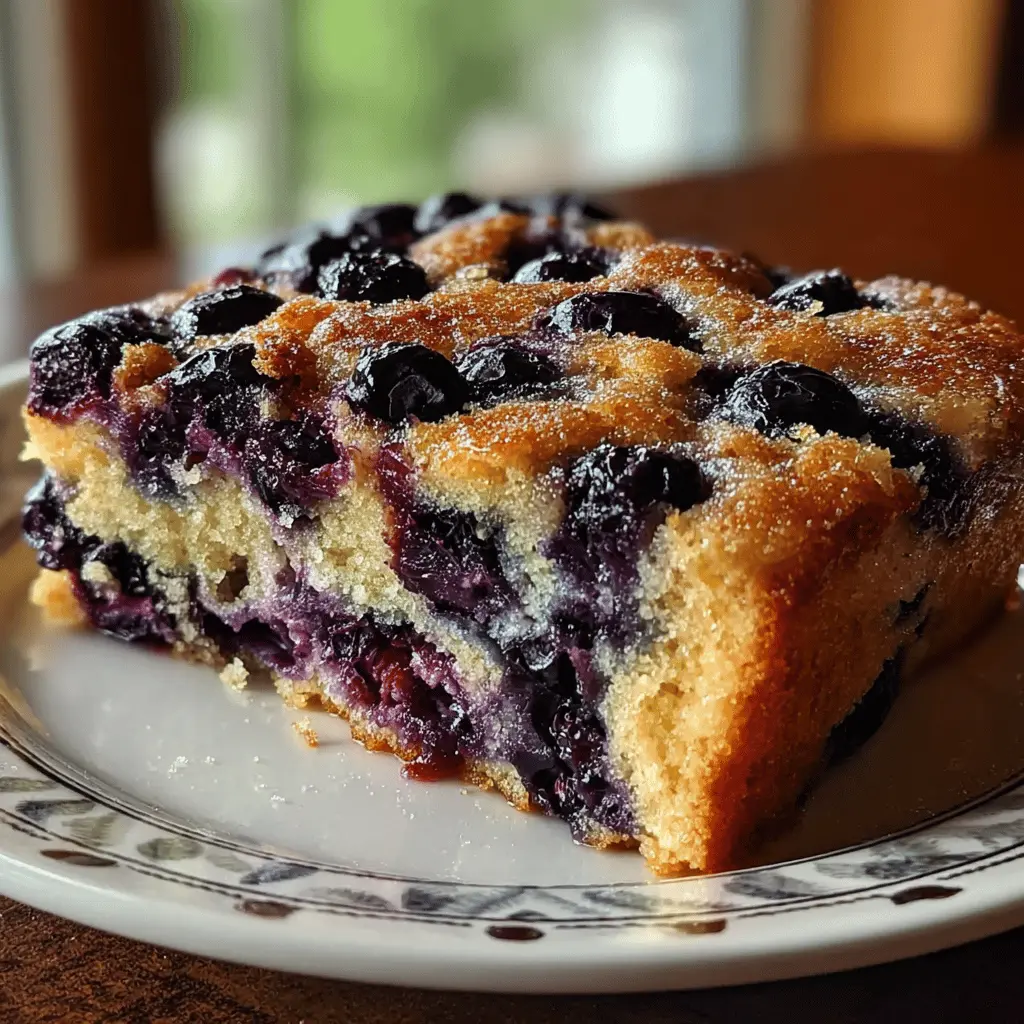 Blueberry Buttermilk Breakfast Cake