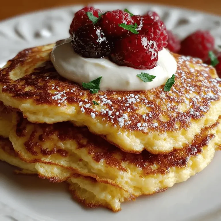 High Protein Cottage Cheese Pancake Recipe