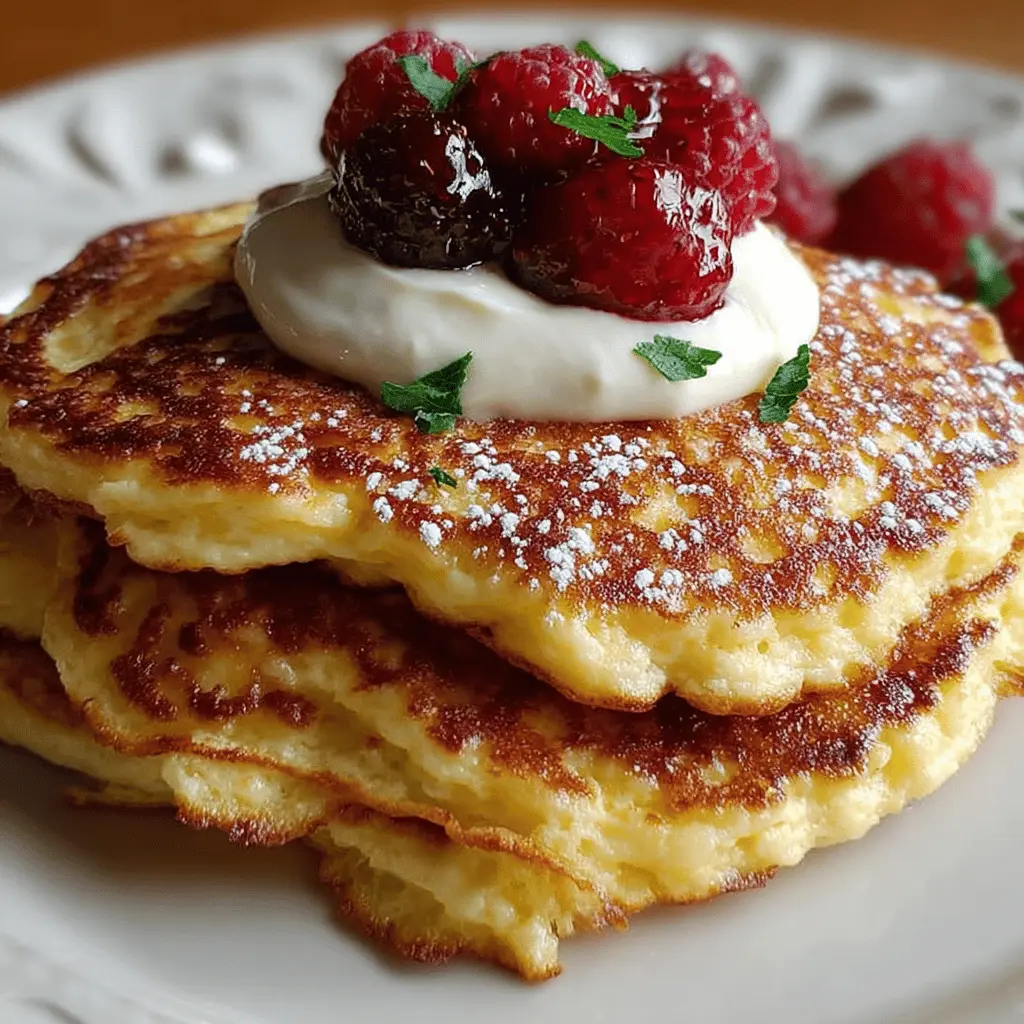 High Protein Cottage Cheese Pancake Recipe