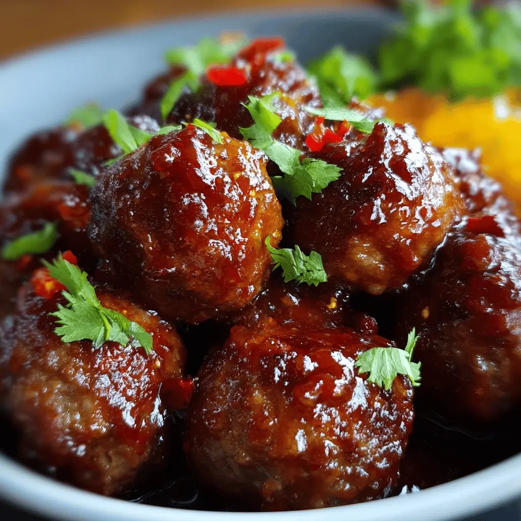 Sweet and Sour Meatballs