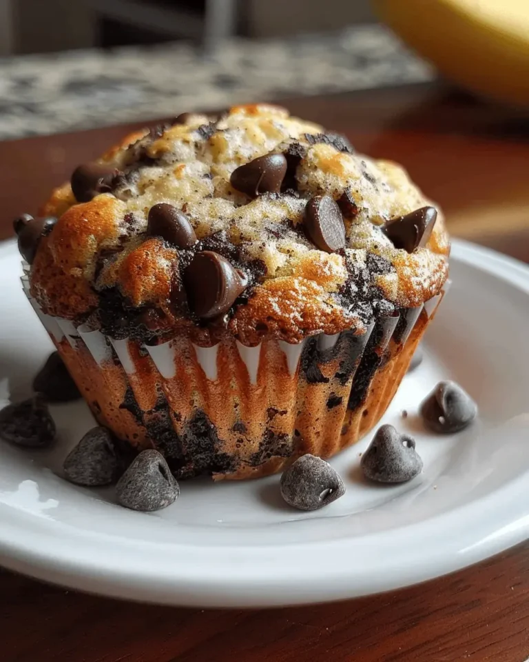 Chocolate Chip Banana Muffins