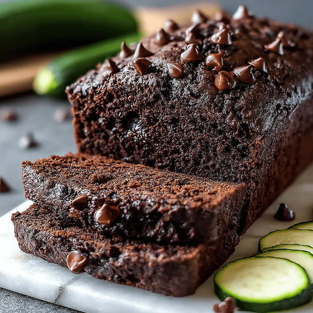Double Chocolate Zucchini Bread
