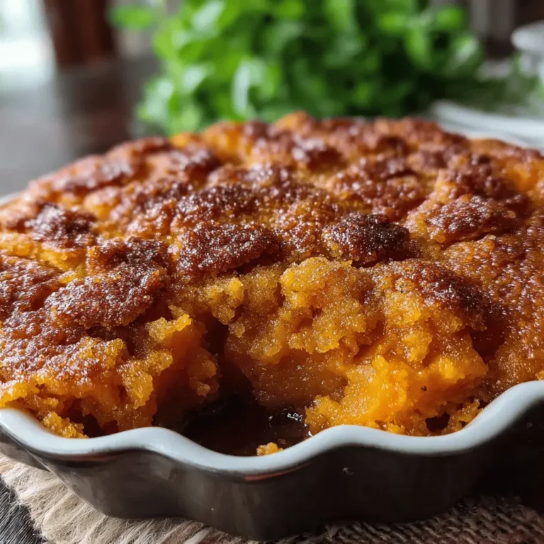 ISouthern Sweet Potato Cobbler