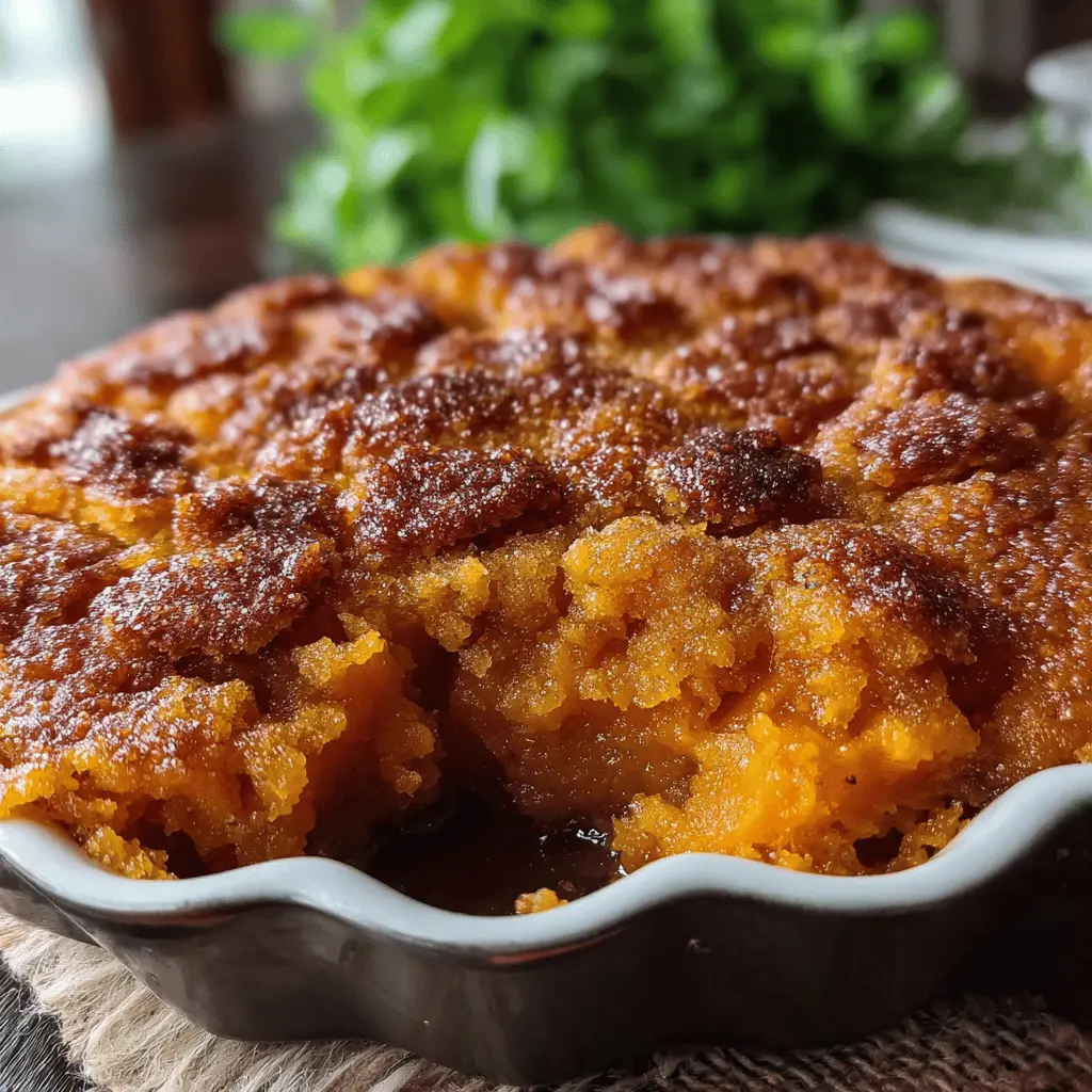 ISouthern Sweet Potato Cobbler
