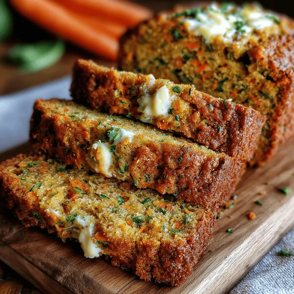 Carrot Apple Zucchini Bread