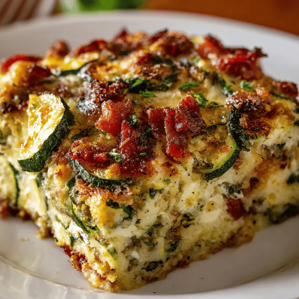 Loaded Zucchini Bake
