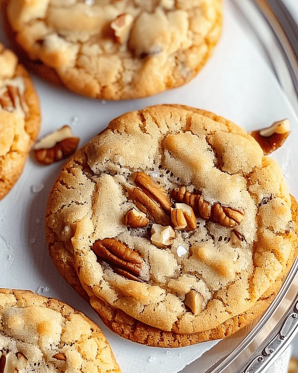 Butter Pecan Cookies