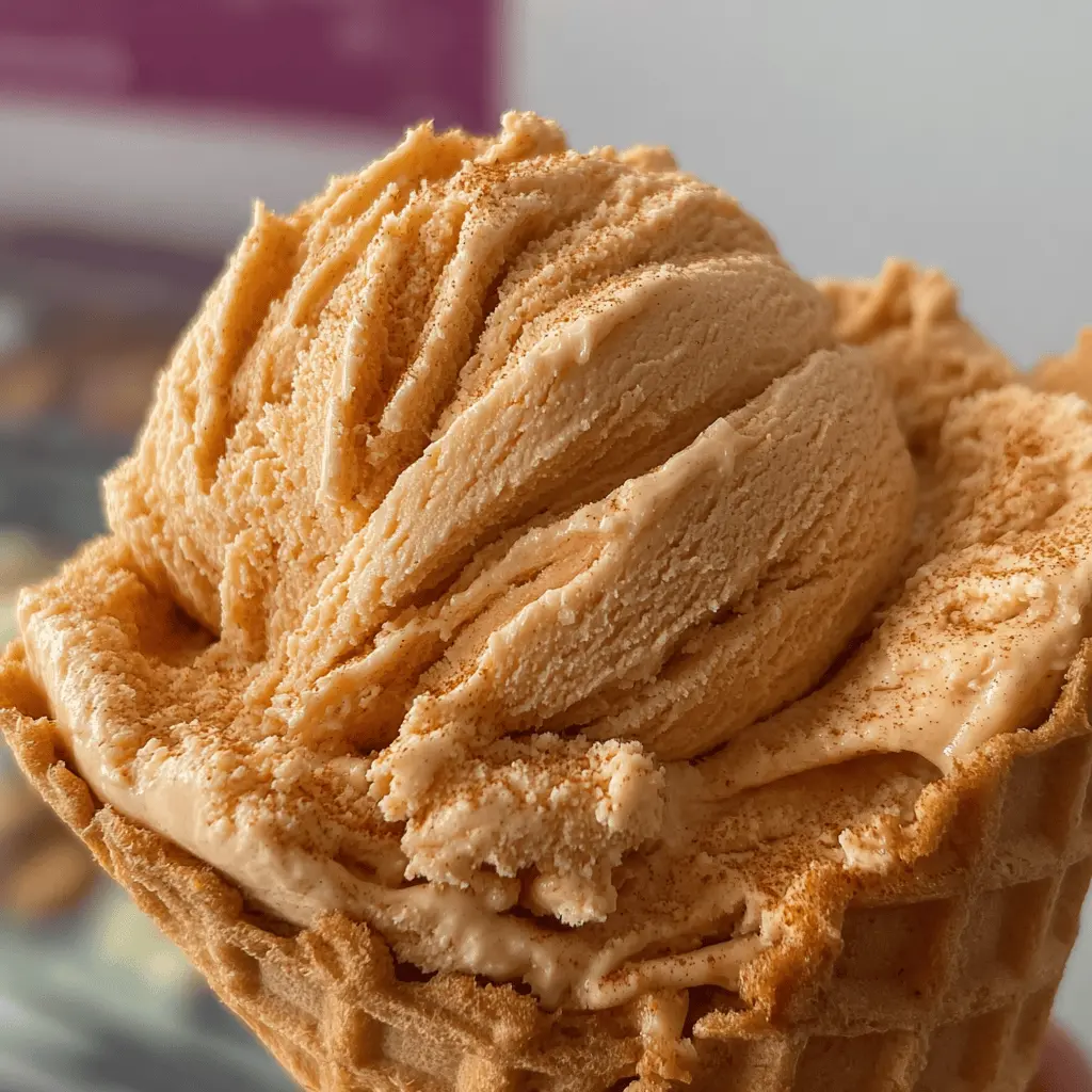 Creamy, dreamy pumpkin ice cream
