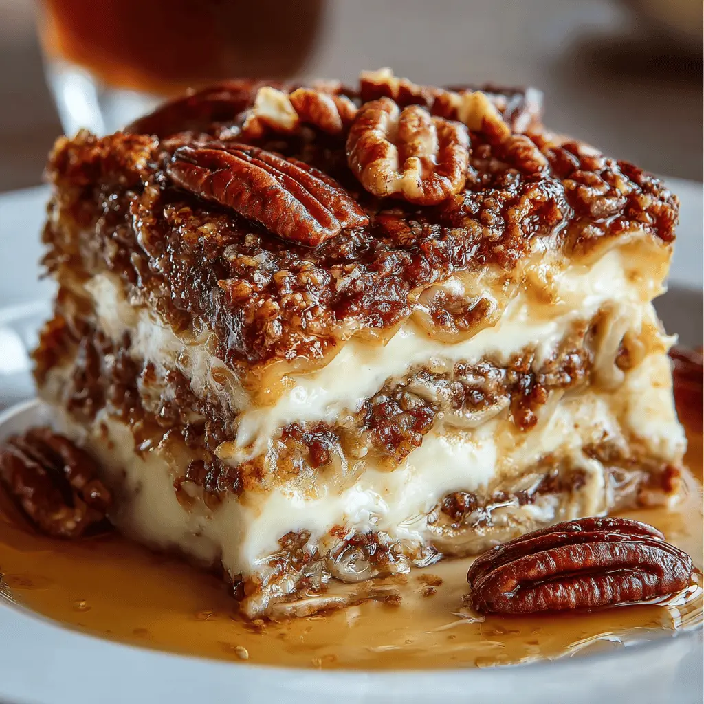 The Best Pecan Pie Lasagna Recipe