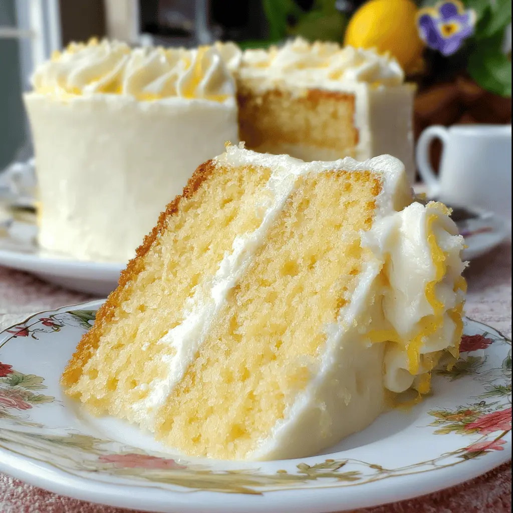 Lemon Velvet Cake