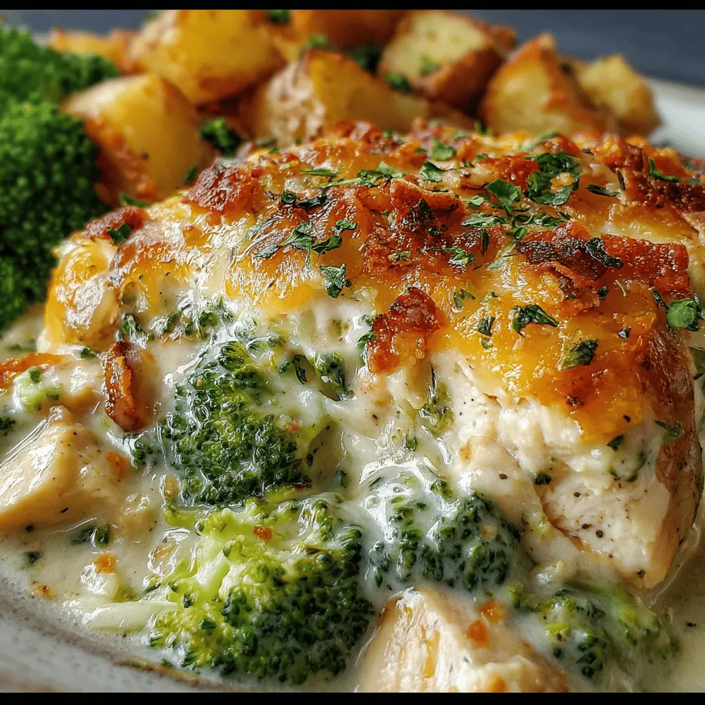 Baked Potato Chicken and Broccoli Casserole