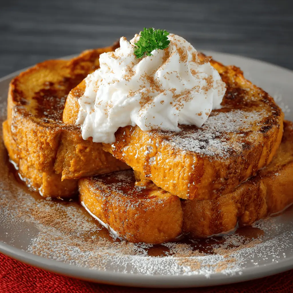 Pumpkin Pie French Toast