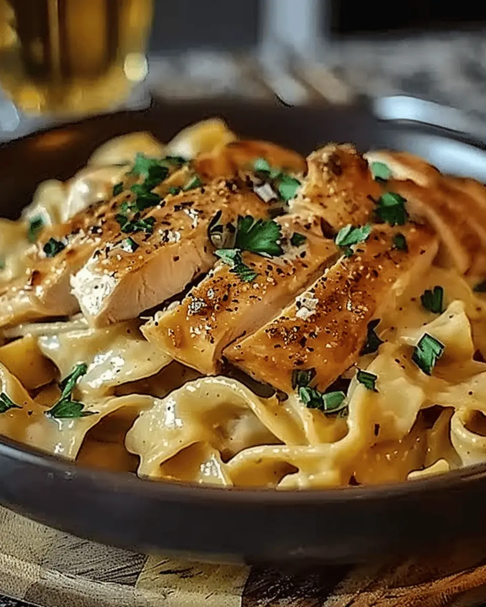 Chicken with Buttered Noodles