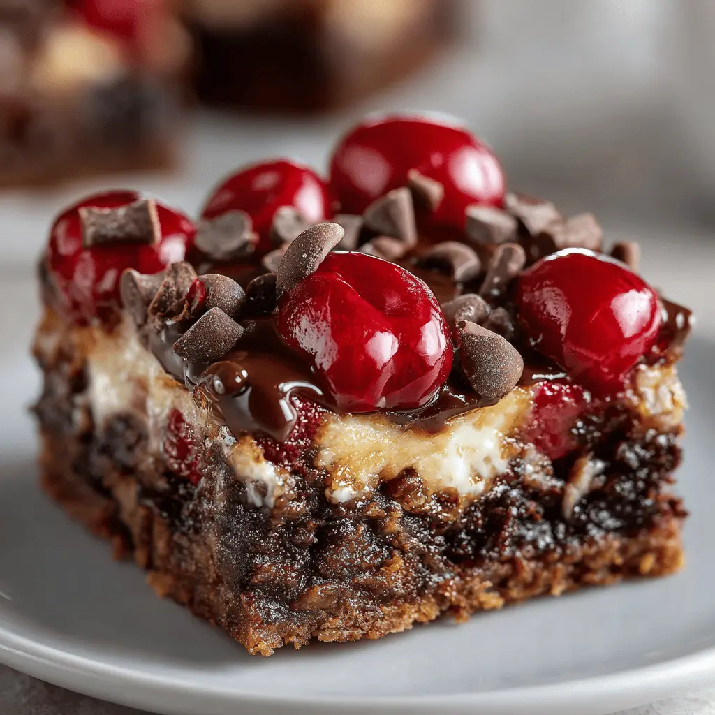 Chocolate Covered Cherry Magic Bars