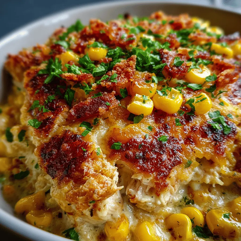 Street Corn Chicken Casserole