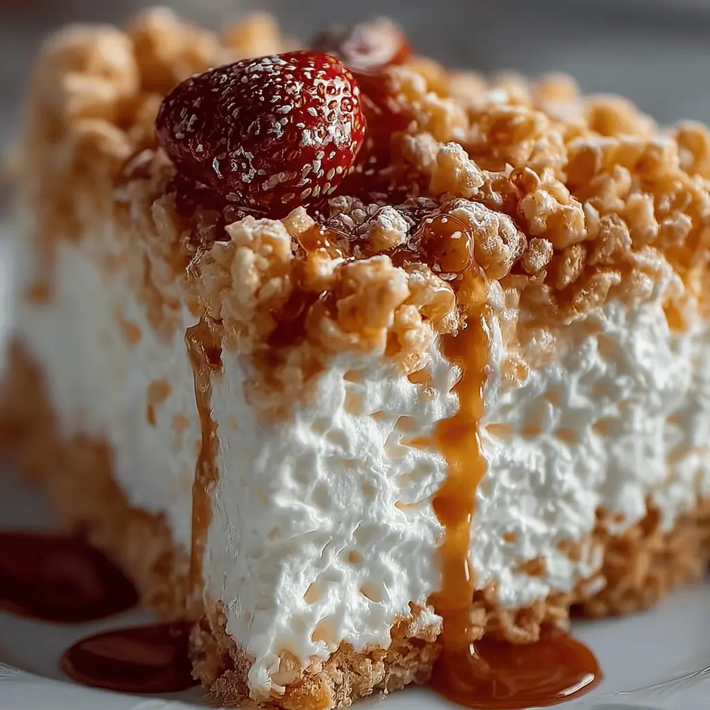 Rice Krispie Cheesecake