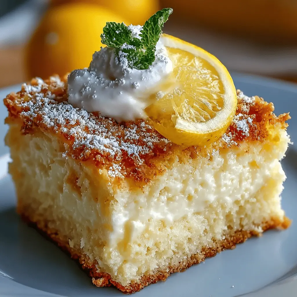 Lemon Cream Cheese Dump Cake