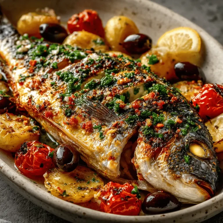 The Best Mediterranean Baked Fish