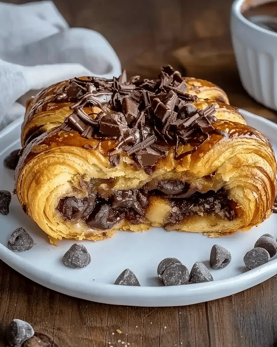 Decadent Chocolate Croissant Breakfast Bake