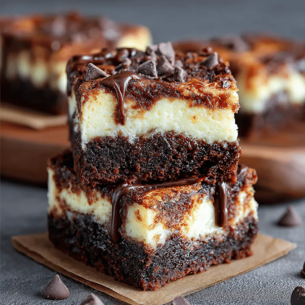 Cheesecake Brownies