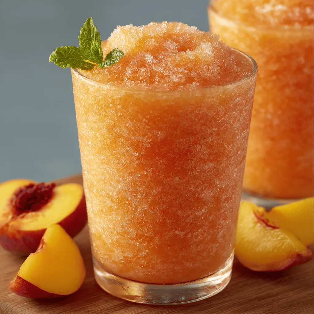 Peach Lemonade Slush Recipe