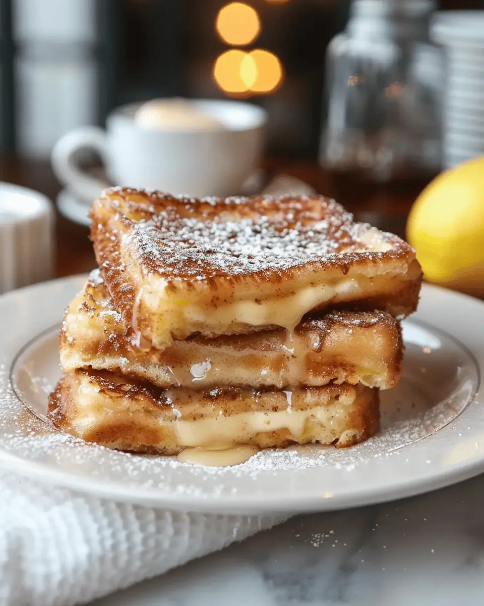 Churro Stuffed French Toast with Cinnamon Sugar