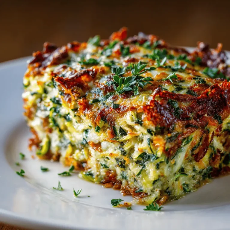 Shredded Zucchini Casserole