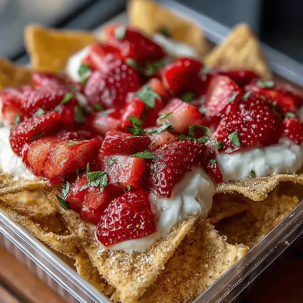 Strawberry Cheesecake Nachos Box