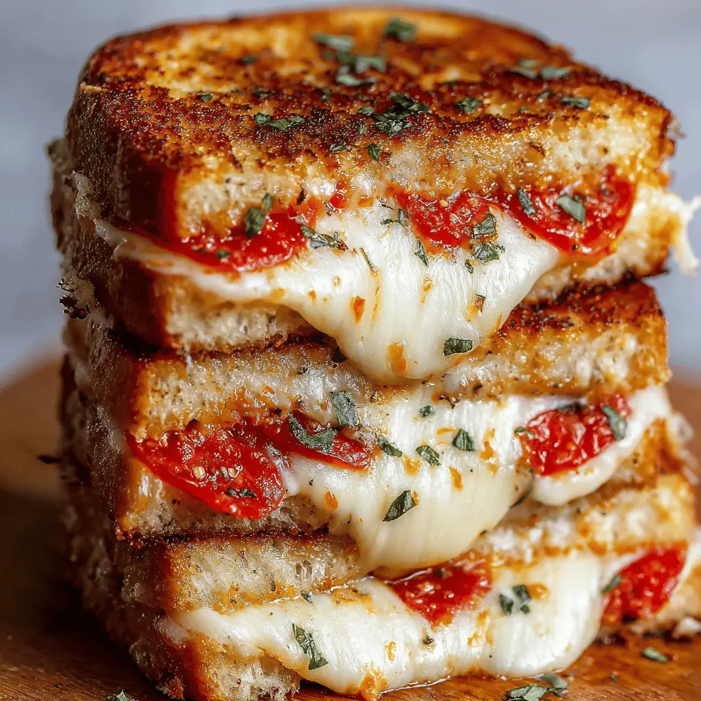 Pizza Grilled Cheese Sandwiches