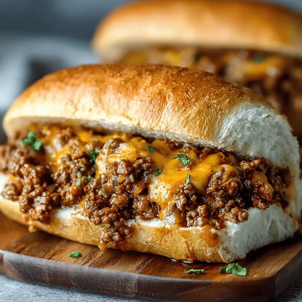 Philly Cheesesteak Sloppy Joes