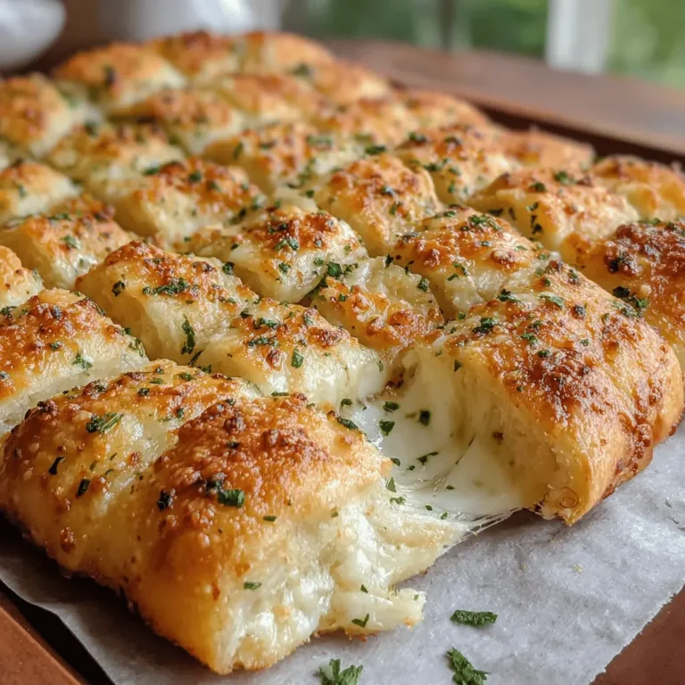 Cottage Cheese Garlic Breadsticks