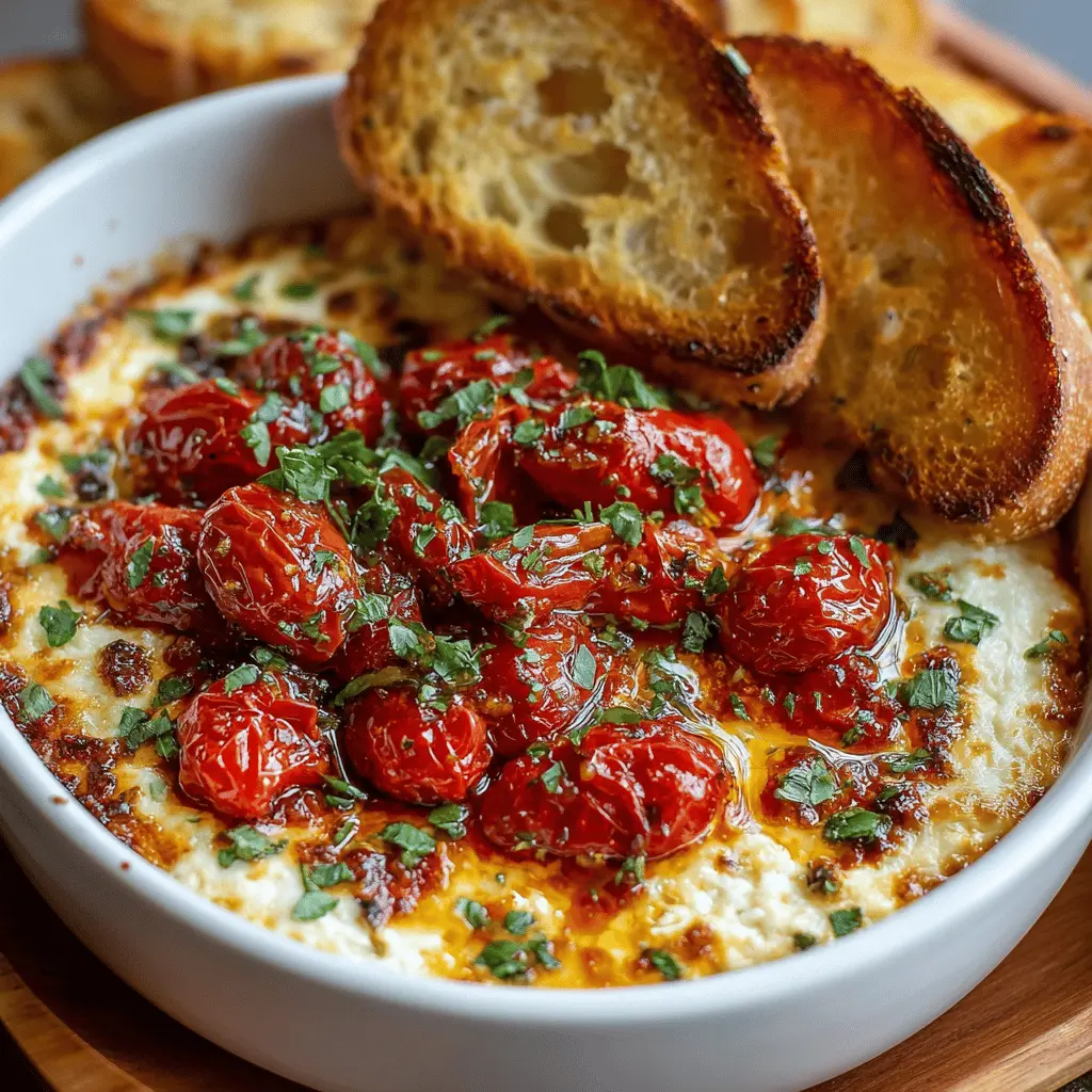 Three-Cheese Tomato Bruschetta Dip